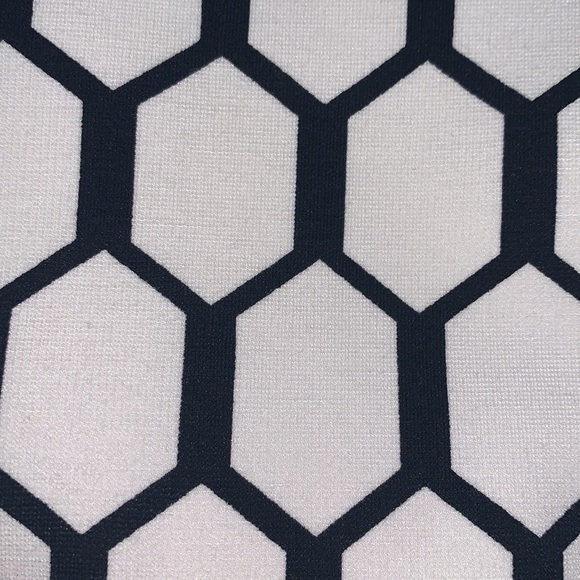 Back zip octagon print dress by BANANA REPUBLIC - Picture 3 of 5